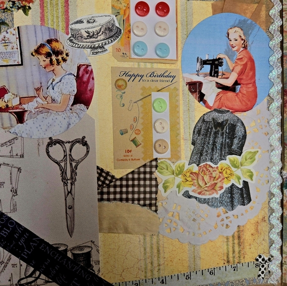 Fashion inspired OOAK album paper bag vintage Queen of the ball 👸 👑 - Picture 4 of 16